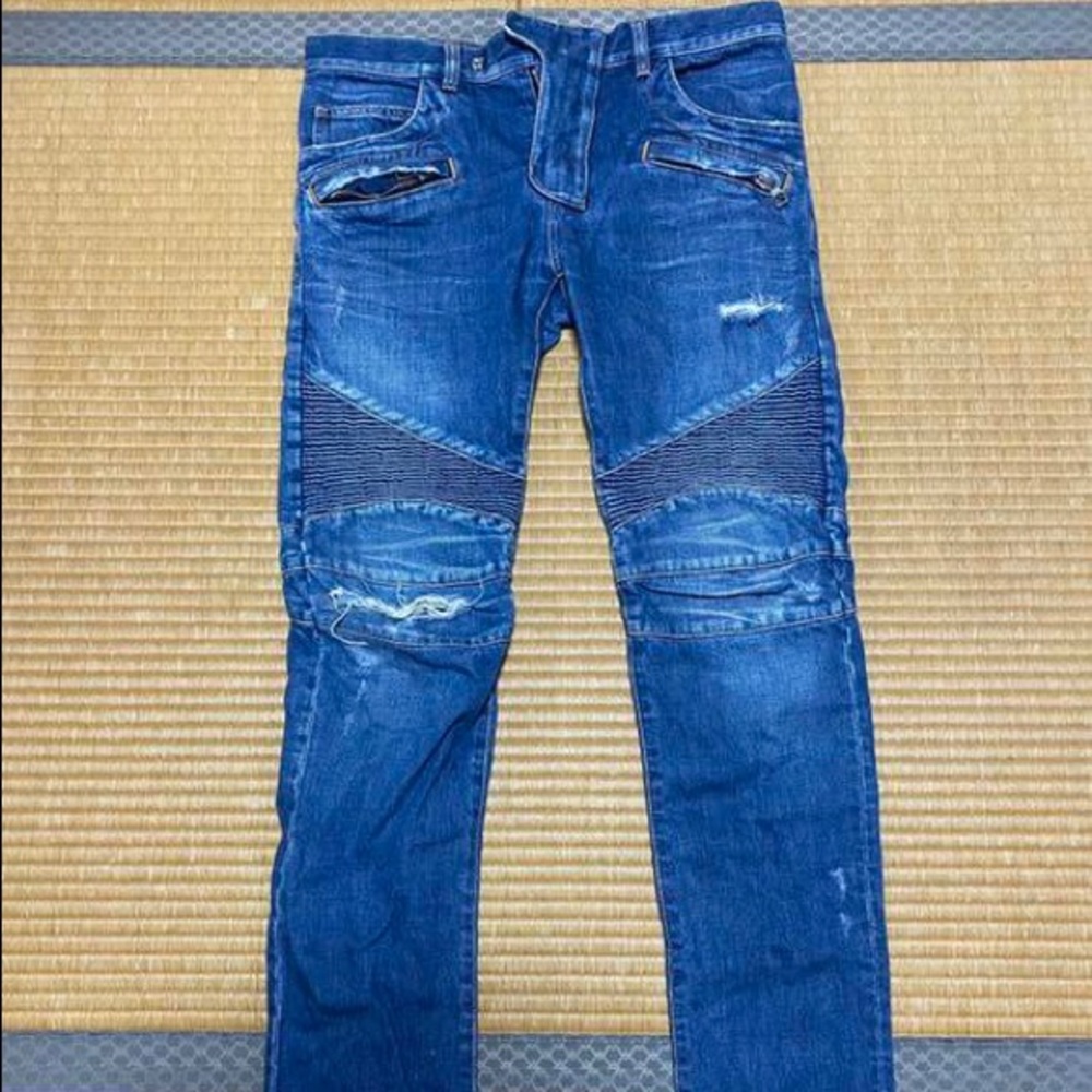 Balmain biker jeans size 30 men’s